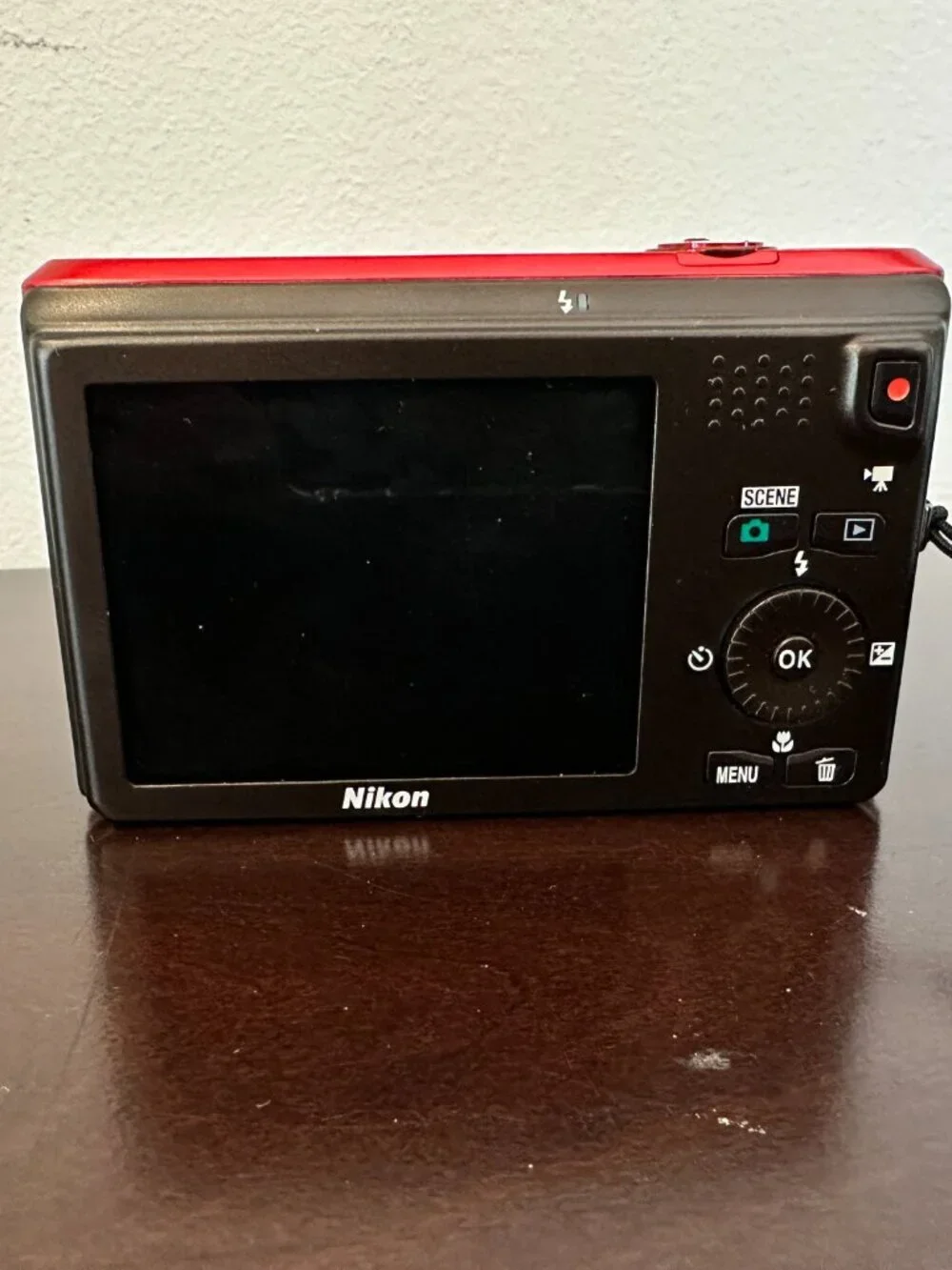 Nikon COOLPIX S6300 Digital Camera 16.0MP 10X Optical Zoom Red 90%